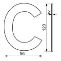 RN.120L.C.MD literă "C" 120mm cupru