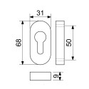 RK.F.RO.PZ.CE scut inferior pentru insert oval